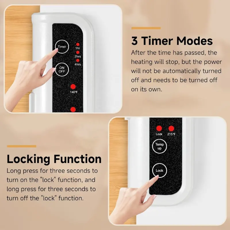 Portable Electric Warming Tray